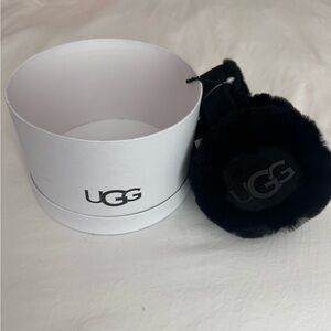 UGG Black Plush Earmuffs